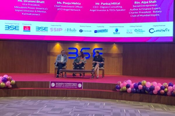 Shared thoughts with Budding Women Entrepreneurs at BSE - Women Power Summit Awards 2021.